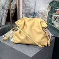 Loewe A411FC1X83 Flamenco clutch in Nappa Calfskin Yellow - Default Title - View 1