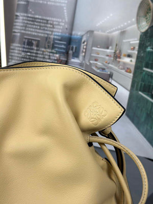 Loewe A411FC1X83 Flamenco clutch in Nappa Calfskin Yellow - Default Title - View 5