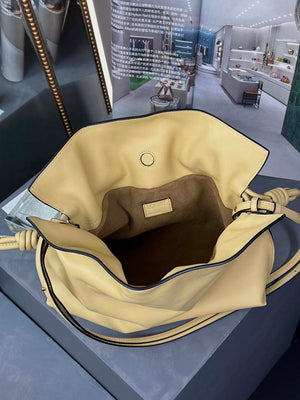 Loewe A411FC1X83 Flamenco clutch in Nappa Calfskin Yellow - Default Title - View 8