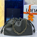 Loewe A411FCRX02 Medium Flamenco purse in mellow nappa lambskin L9016 - Default Title - View 1