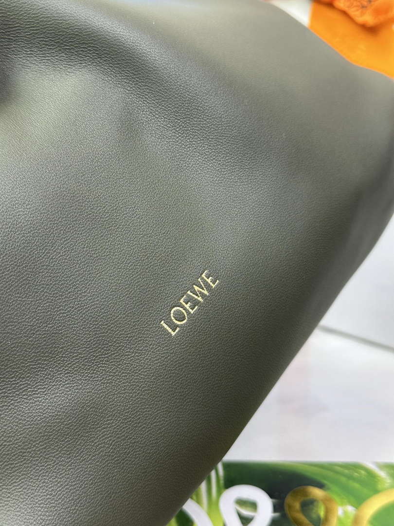 Loewe A411FCRX02 Medium Flamenco purse in mellow nappa lambskin L9016