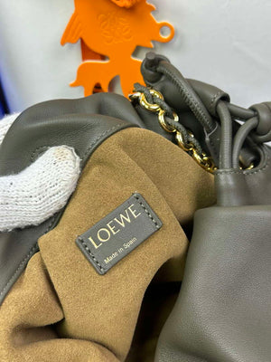 Loewe A411FCRX02 Medium Flamenco purse in mellow nappa lambskin L9016 - Default Title - View 6