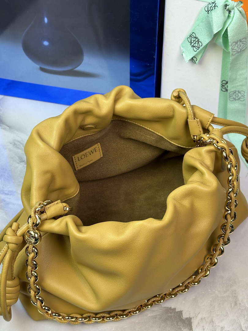 Loewe A411FCRX02 Medium Flamenco purse in mellow nappa lambskin L9017