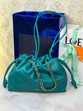 Loewe A411FCRX02 Medium Flamenco purse in mellow nappa lambskin L9018