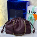 Loewe A411FCRX02 Medium Flamenco purse in mellow nappa lambskin L9019 - Default Title - View 1