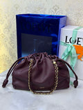 Loewe A411FCRX02 Medium Flamenco purse in mellow nappa lambskin L9019
