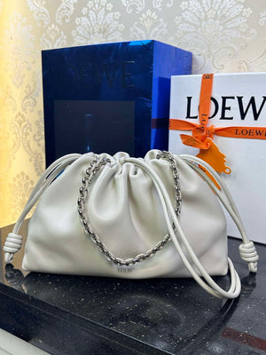 Loewe A411FCRX02 Medium Flamenco purse in mellow nappa lambskin L9020 - Default Title - View 1