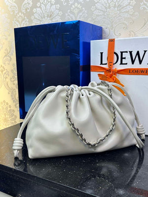 Loewe A411FCRX02 Medium Flamenco purse in mellow nappa lambskin L9020 - Default Title - View 3