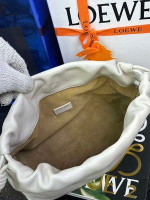 Loewe A411FCRX02 Medium Flamenco purse in mellow nappa lambskin L9020 - Default Title - View 8