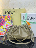 Loewe A411FCRX02 Medium Flamenco purse in mellow nappa lambskin L9021