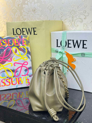 Loewe A411FCRX02 Medium Flamenco purse in mellow nappa lambskin L9021 - Default Title - View 2