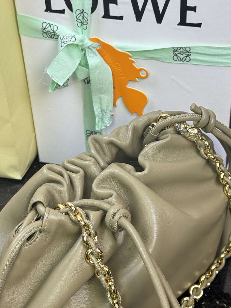 Loewe A411FCRX02 Medium Flamenco purse in mellow nappa lambskin L9021