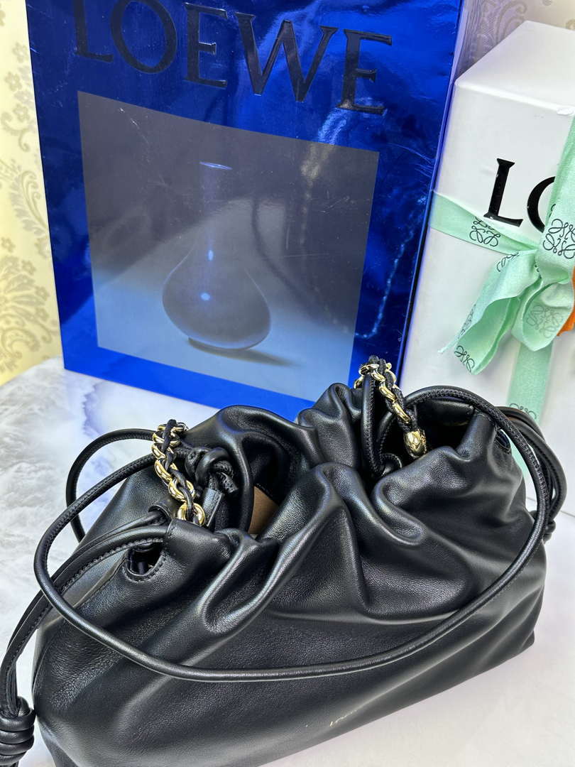 Loewe A411FCRX02 Medium Flamenco purse in mellow nappa lambskin L9022