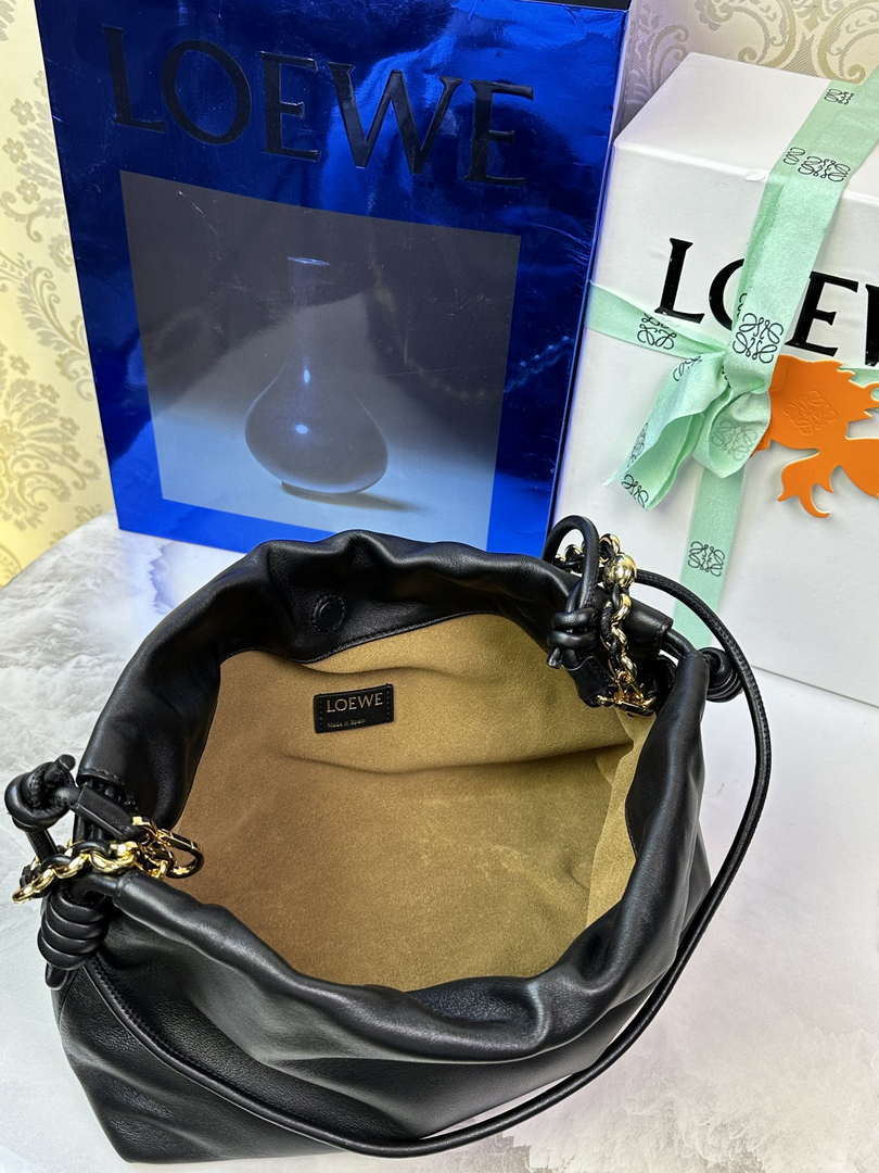 Loewe A411FCRX02 Medium Flamenco purse in mellow nappa lambskin L9022