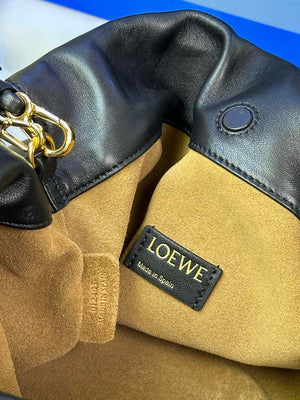 Loewe A411FCRX02 Medium Flamenco purse in mellow nappa lambskin L9022 - Default Title - View 9