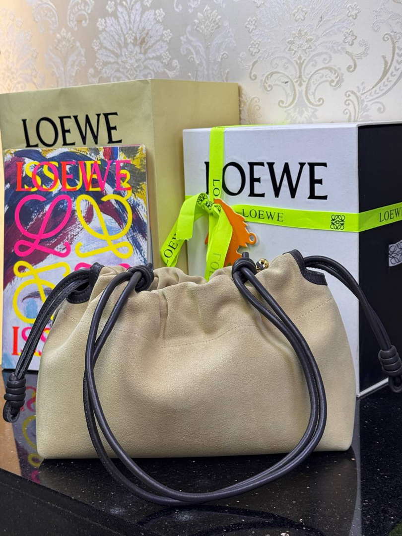 Loewe A411FCRX02 Medium Flamenco purse in mellow nappa lambskin L9024