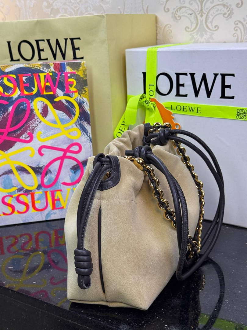 Loewe A411FCRX02 Medium Flamenco purse in mellow nappa lambskin L9024
