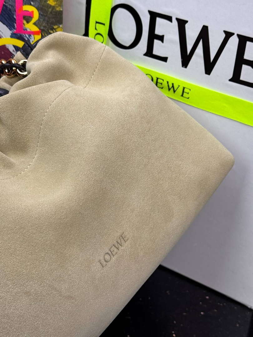Loewe A411FCRX02 Medium Flamenco purse in mellow nappa lambskin L9024