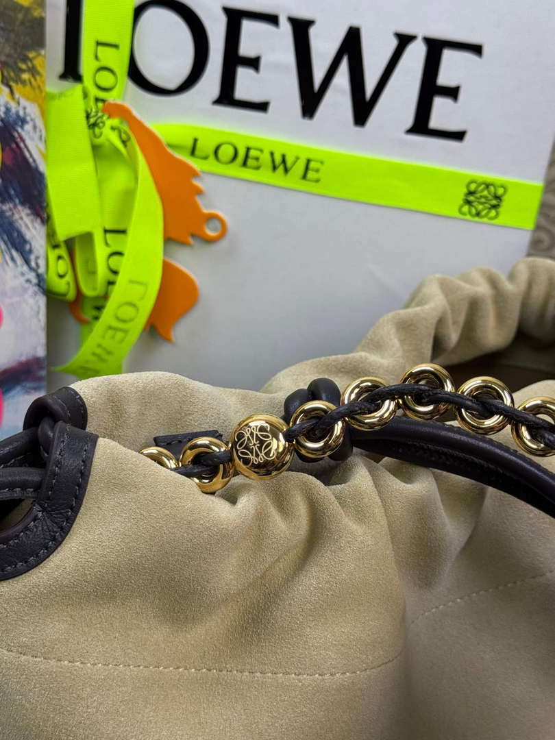 Loewe A411FCRX02 Medium Flamenco purse in mellow nappa lambskin L9024