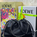 Loewe A411FCRX02 Medium Flamenco purse in mellow nappa lambskin L9023 - Default Title - View 1