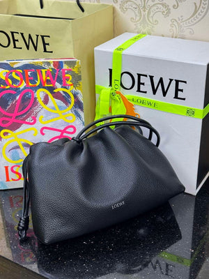 Loewe A411FCRX02 Medium Flamenco purse in mellow nappa lambskin L9023 - Default Title - View 4