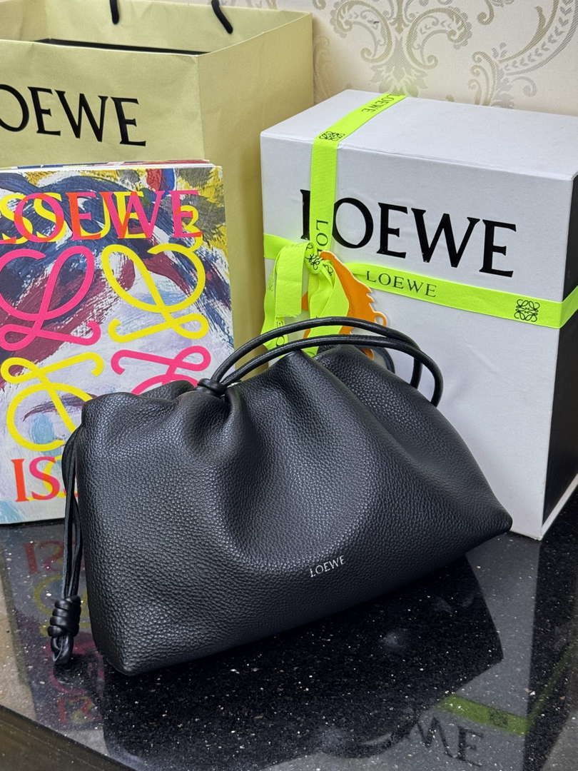 Loewe A411FCRX02 Medium Flamenco purse in mellow nappa lambskin L9023