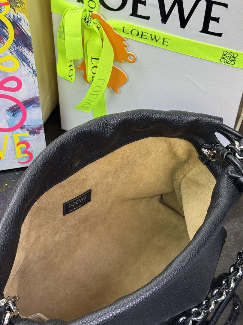 Loewe A411FCRX02 Medium Flamenco purse in mellow nappa lambskin L9023