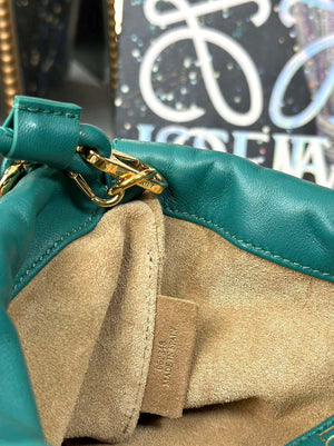 Loewe A411FPBX02 Flamenco Purse Bucket Bag in mellow nappa lambskin Green - Default Title - View 8