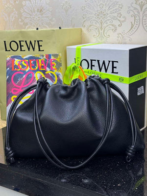 Loewe A411FPDX01 Large Flamenco purse in mellow nappa lambskin L9011 - Default Title - View 3