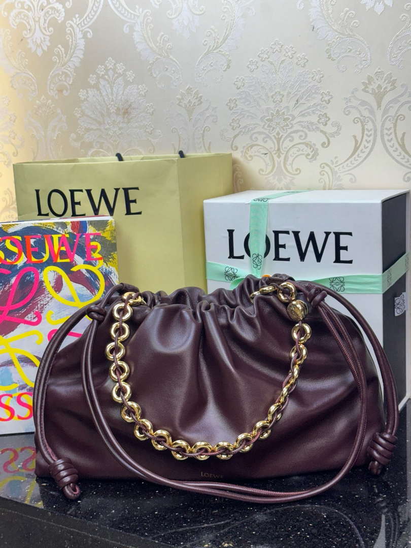 Loewe A411FPDX01 Large Flamenco purse in mellow nappa lambskin L9012
