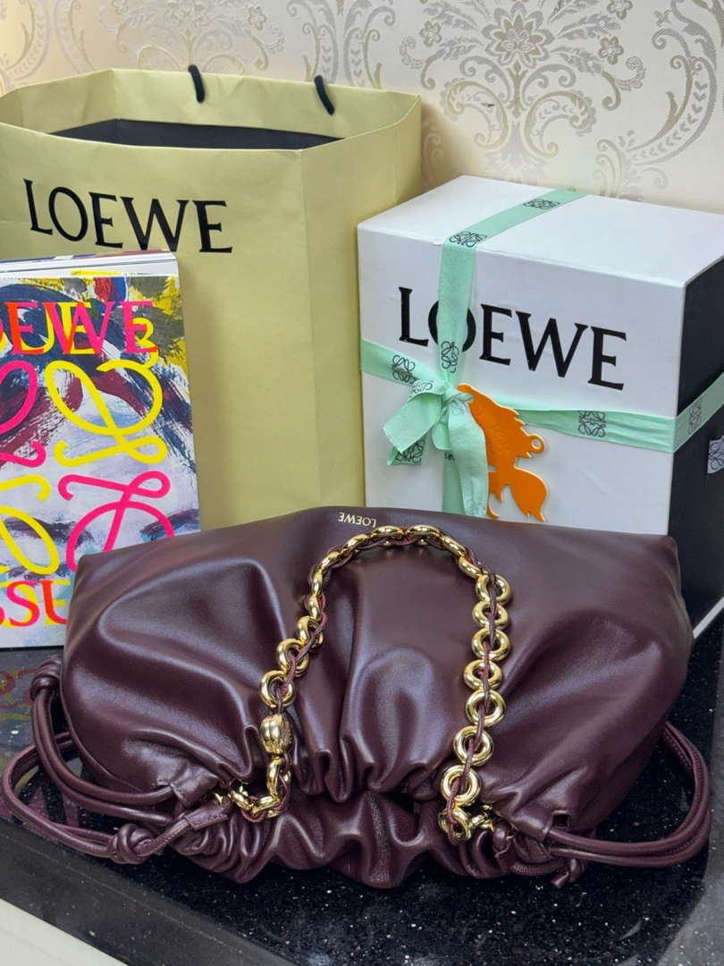 Loewe A411FPDX01 Large Flamenco purse in mellow nappa lambskin L9012