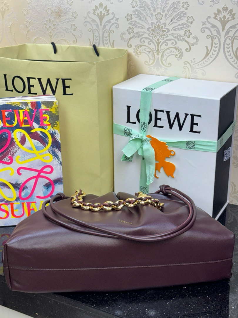 Loewe A411FPDX01 Large Flamenco purse in mellow nappa lambskin L9012