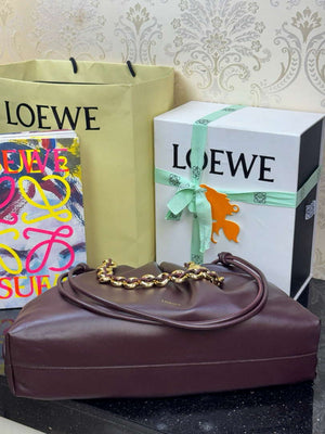 Loewe A411FPDX01 Large Flamenco purse in mellow nappa lambskin L9012 - Default Title - View 4