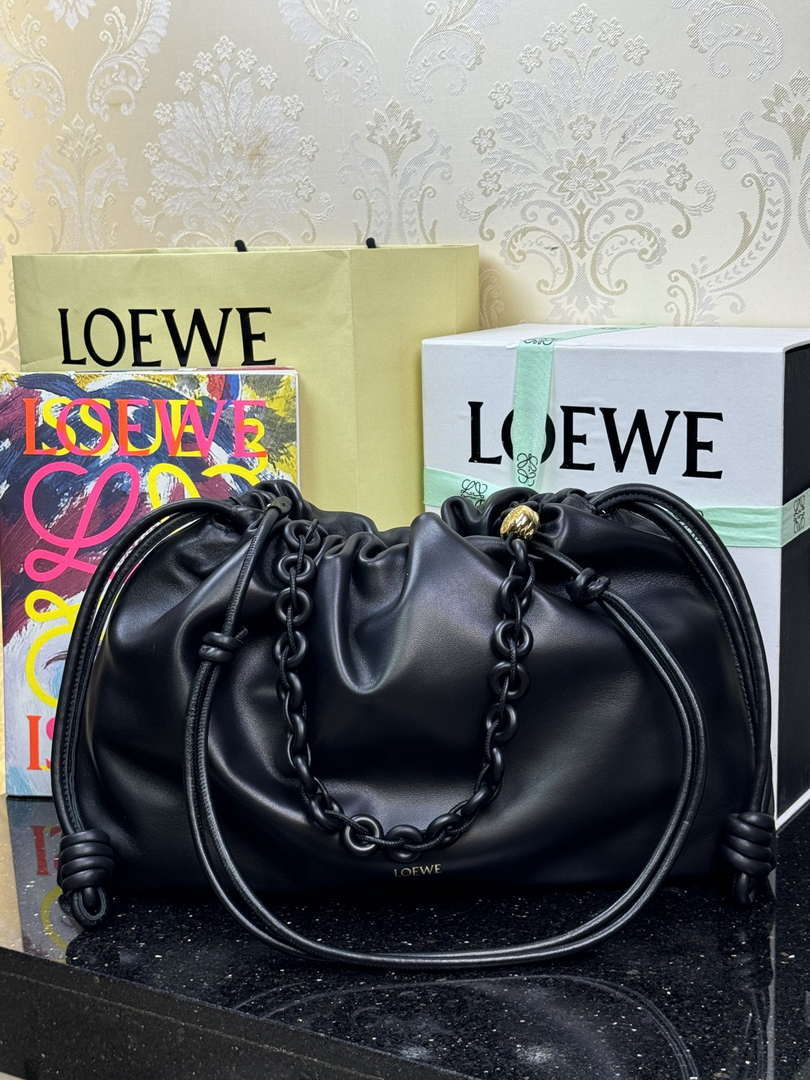Loewe A411FPDX01 Large Flamenco purse in mellow nappa lambskin L9013