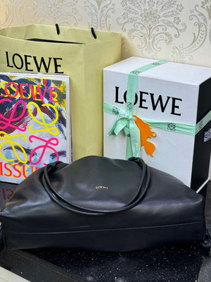 Loewe A411FPDX01 Large Flamenco purse in mellow nappa lambskin L9013 - Default Title - View 7