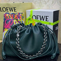 Loewe A411FPDX01 Large Flamenco purse in mellow nappa lambskin L9015 - Default Title - View 1