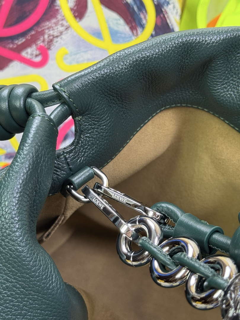 Loewe A411FPDX01 Large Flamenco purse in mellow nappa lambskin L9015