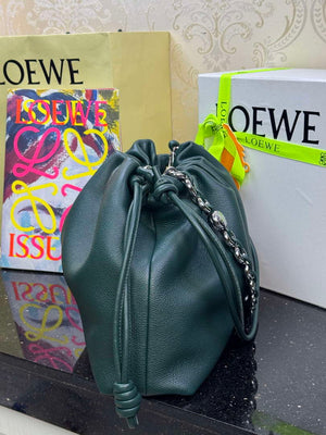 Loewe A411FPDX01 Large Flamenco purse in mellow nappa lambskin L9015 - Default Title - View 9