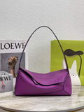 Loewe  A510J67X01 Puzzle Hobo Bag in Nappa Calfskin Purple