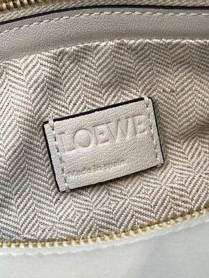 Loewe  A510J67X01 Puzzle Hobo Bag in Nappa Calfskin Soft White - Default Title - View 8