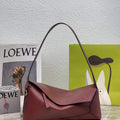 Loewe  A510J67X01 Puzzle Hobo Bag in Nappa Calfskin Wine Red - Default Title - View 1