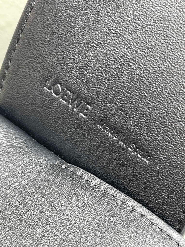 Loewe  A510J67X01 Puzzle Hobo Bag in Nappa Calfskin Black