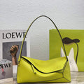 Loewe  A510J67X01 Puzzle Hobo Bag in Nappa Calfskin Lime Yellow - Default Title - View 1