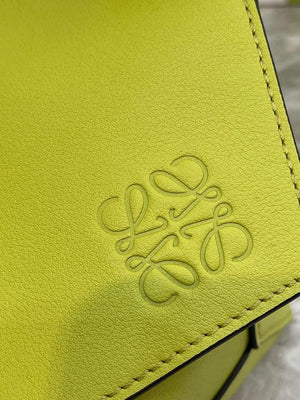 Loewe  A510J67X01 Puzzle Hobo Bag in Nappa Calfskin Lime Yellow - Default Title - View 4