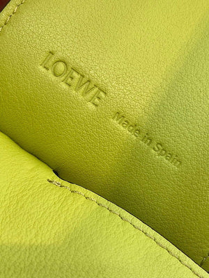 Loewe  A510J67X01 Puzzle Hobo Bag in Nappa Calfskin Lime Yellow - Default Title - View 5