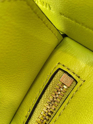 Loewe  A510J67X01 Puzzle Hobo Bag in Nappa Calfskin Lime Yellow - Default Title - View 6