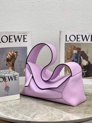 Loewe  A510J67X01 Puzzle Hobo Bag in Nappa Calfskin Bloom Orchid - Default Title - View 4