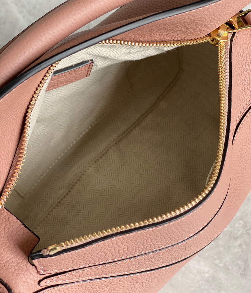 Loewe A510S21X67 Small Puzzle Bag in Soft Grained Calfskin Dark Blush
