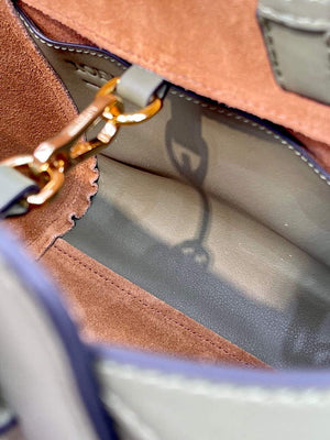 Loewe A538H04X02 Hammock Nugget Bag in Nappa Calfskin Green - Default Title - View 7