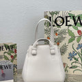Loewe A538H04X02 Hammock Nugget Bag in Nappa Calfskin White - Default Title - View 1